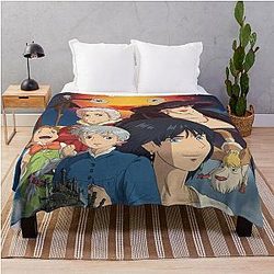 Howl's Moving Castle ブランケット - howl's moving castle スローブランケット RB2507 [ID614]