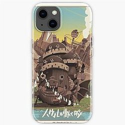 Howl's Moving Castle ケース - ヴィンテージ Howl's Moving Castle iPhoneソフトケースRB2507 [ID482]