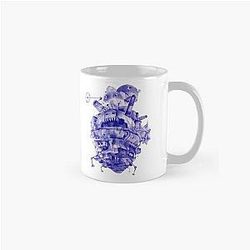 Howl's Moving Castle マグカップ - Howl's Moving Castle で 青い古典的なマグ RB2507 [ID668]