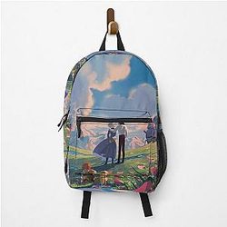 Howl's Moving Castle Backpacks - howl's moving castle print Backpack RB2507 [ID754]