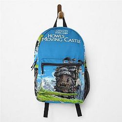 Howl's Moving Castle Backpacks - Howl's Moving Castle Poster Backpack RB2507 [ID748]