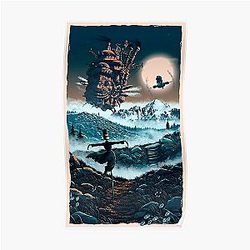 Howl's Moving Castle ポスター - Howl's Moving Castle ポスターRB2507 [ID514]
