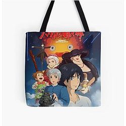 Howl's Moving Castle バッグ - howl's moving castle すべてのプリントトートバッグRB2507 [ID773]