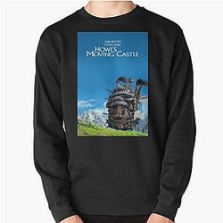 Howl's Moving Castle スウェットシャツ - Howl's Moving Castle ポスタープルオーバースウェットRB2507 [ID820]
