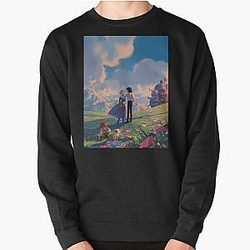 Howl's Moving Castle スウェットシャツ - howl's moving castle プリント プルオーバー スウェットシャツ RB2507 [ID830]