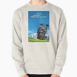 Howl's Moving Castle スウェットシャツ - どのように移動城プルオーバースエットシャツRB2507 [ID805]