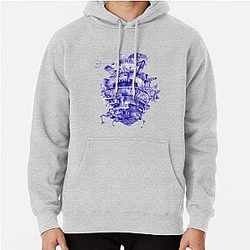 Howl's Moving Castle パーカー - Howl's Moving Castle で ブループルオーバーパーカーRB2507 [ID838]