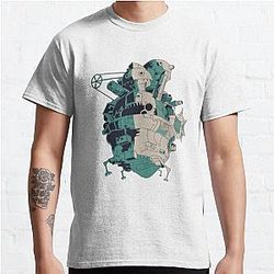 Howl's Moving Castle Tシャツ - Howl's Moving Castle クラシックTシャツRB2507 [ID887]