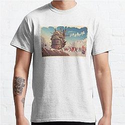 Howl's Moving Castle Tシャツ - howl's moving castle クラシックTシャツRB2507 [ID902]