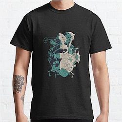 Howl's Moving Castle Tシャツ - Howl's Moving Castle クラシックTシャツRB2507 [ID920]