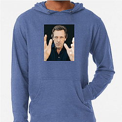 Hugh Laurie's career spans several decades Hugh Laurie Hoodies