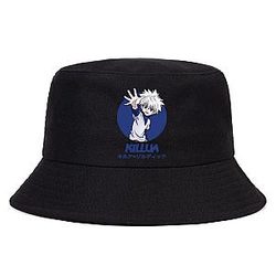 Hunter X Hunter Printed Hat - Black Hunter X Hunter Panama Bucket Hat