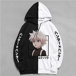 Hunter x Hunter Hoodies - Hunter X Hunter Killua Zoldyck Mens Hoodie AL2707
