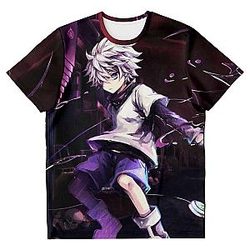 HxH Merch - Killua Zoldyck 3D T-shirt No.2