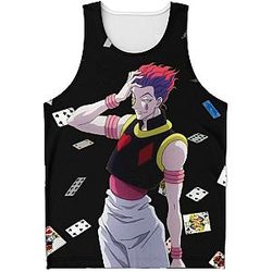 HxH Merch - Hisoka 3D Tank Top New Style No.3
