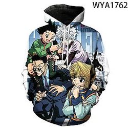 Hunter X Hunter Hoodies - Funny 3D Anime Printed Pullover Hoodie