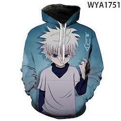 Hunter X Hunter Hoodies - Casual Fashion 3D Printed Pullover Hoodie
