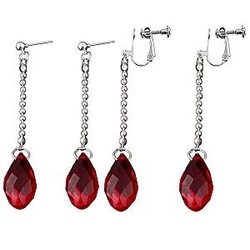 Hunter X Hunter Kurapika Cosplay Costume: Earrings/EarClip Metal Water Drop