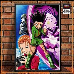 HxH Poster - Hunter x Hunter Gon Freecss &amp; Hisoka Morow Classic Canvas Poster