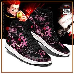 HxH Merch - Hunter X Hunter Hisoka Power Jordan Sneakers