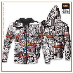 HxH Merch: Hisoka Morow  Hoodie Manga Zipped