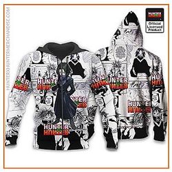 HxH Merch: Feitan Manga Zipped Hoodie
