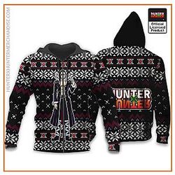 HxH Merch: Chrollo Lucilfer Ugly Christmas Zipped Hoodie