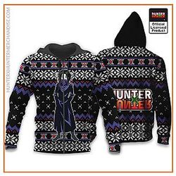 HxH Merch: Feitan Ugly Christmas Zipped Hoodie Xmas Gift