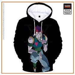 HxH Hoodie - Hisoka Morow Portrait Black 3D Hoodie