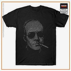 Hunter x Hunter Shirt - Hunter S Thompson Fear and Loathing in Las Vegas text portrait Shirt