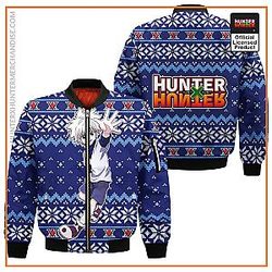 HxH Merch: Zoldyck Killua Ugly Christmas Jacket Xmas
