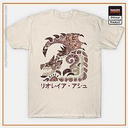 Hunter x Hunter Shirt - Monster Hunter World Pink Rathian Kanji Shirt