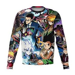 HxH Merch - HxH Character Sweatshirt 3D New Style No.1