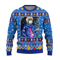 Kurapika Ugly Christmas Sweater Hunter x Hunter Holiday Gift