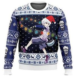 Killua Zoldyck v2 Hunter X Hunter Ugly Christmas Sweater