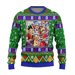 Hunter x Hunter Ugly Christmas Sweater Characters for Xmas Gift