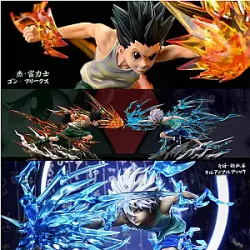 19cm Hunter x Hunter Anime Figure Gon Freecss/Killua Zoldyck Action Figure
