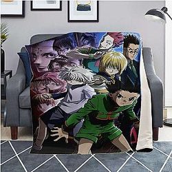 HxH Merch - HxH Character Microfleece Blanket