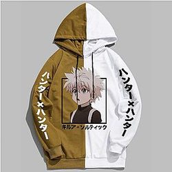 Hunter x Hunter Killua Split Color Brown 3D Hoodies
