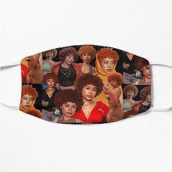 Ice Spice collage poster tribute design 2022 Flat Mask RB1608