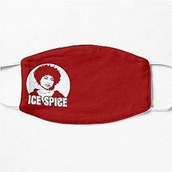 Ice Spice rapper art Flat Mask RB1608