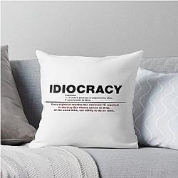 Idiocracy Throw Pillow