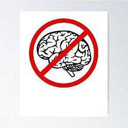 No Brain - Idiocracy Poster