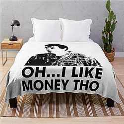 Amazing Idiocracy Movie I Can Believe You Like Money Throw Blanket