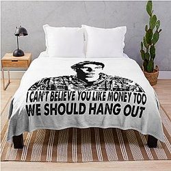 Idiocracy movie I like money throw blanket