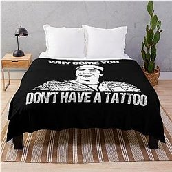 Have a Tattoo River of No Return Throw Blanket