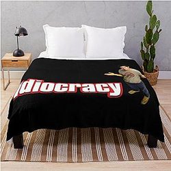 Idiocracy: Cult satire of the absurd future throw blanket
