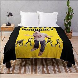 Mens Funny Idiocracy Throw Blanket