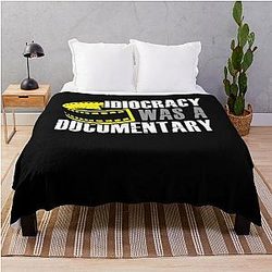 Idiocracy: A Sarcastic Documentary Saying Blanket