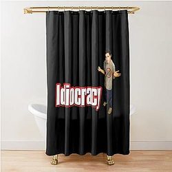 Idiocracy: Cult parody and satire of the absurd future Shower Curtain